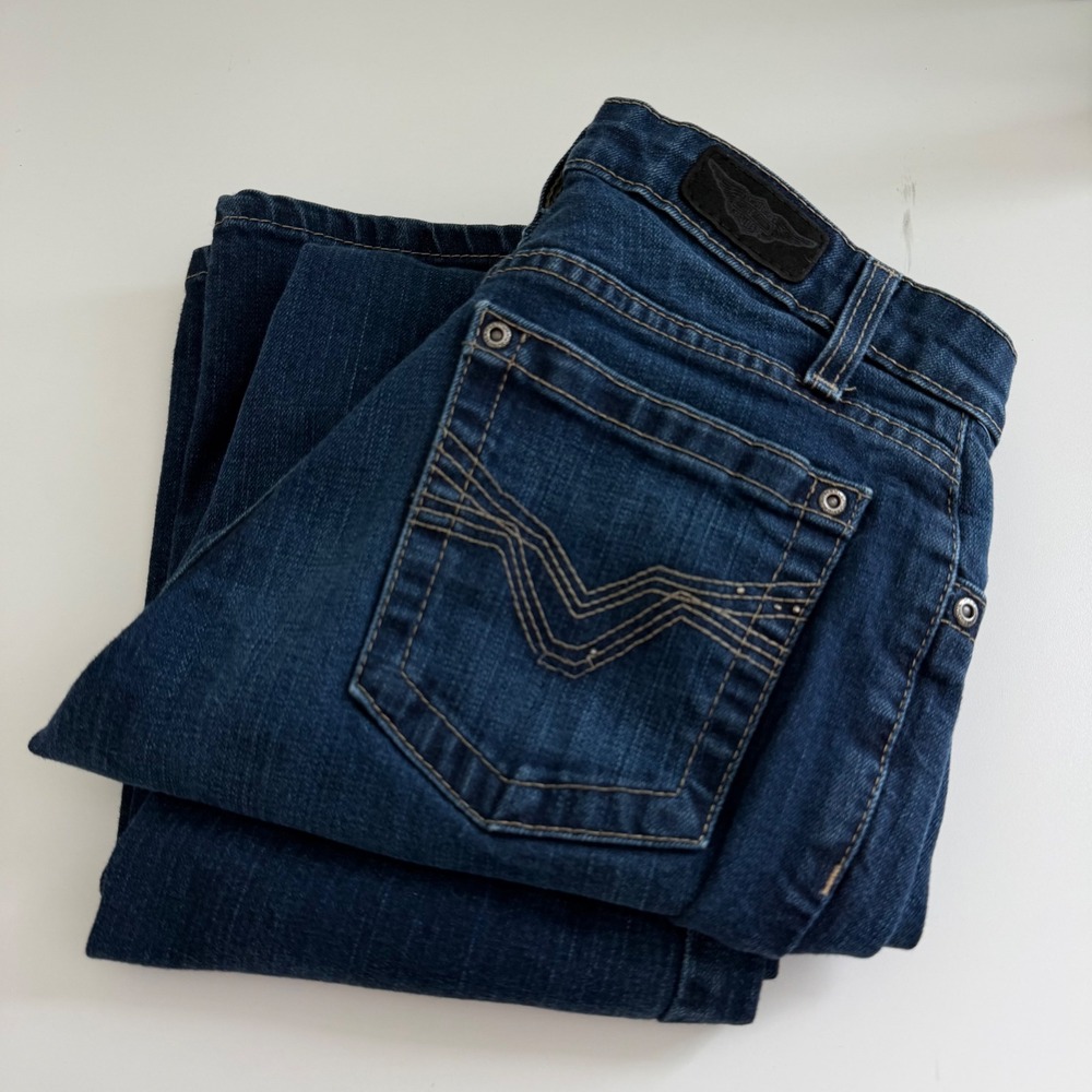 Harley Davidson Motorcycle Straight Leg Medium Rise Jeans Women's 6